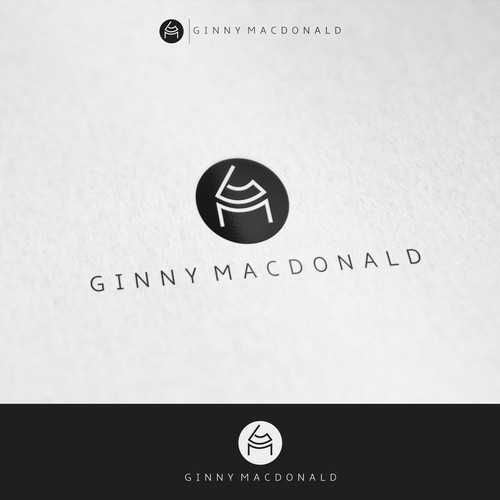 A brand logo for an interior designer