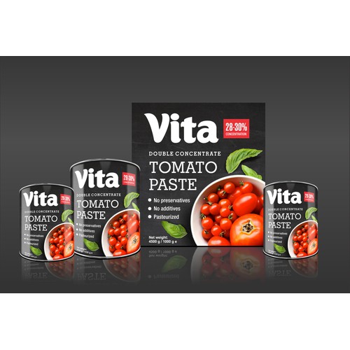 product packaging for Tomato Paste Design