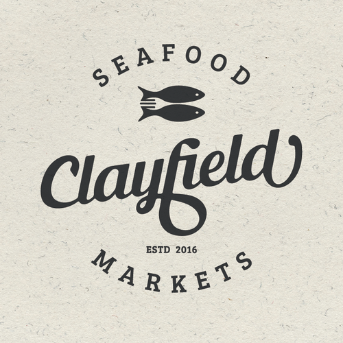 Simple logo design for fish restaurant