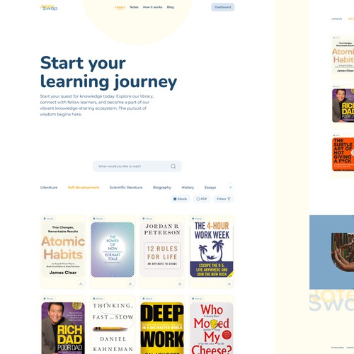 Website concept - note sharing