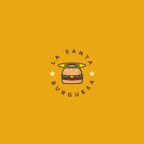 Logo concept for "The Holy Burger"