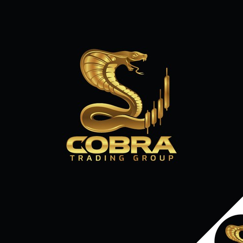 Strong Cobra Logo for stock market.