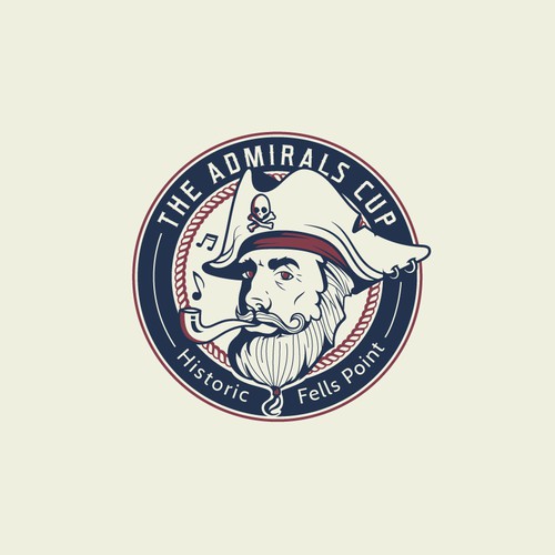 Logo for a pirate bar with live music