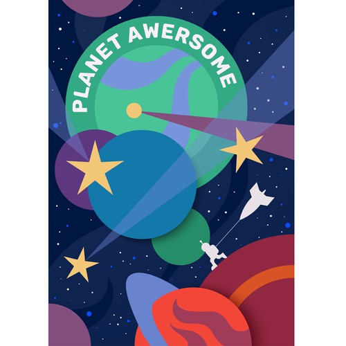 Planet Awersome Poster