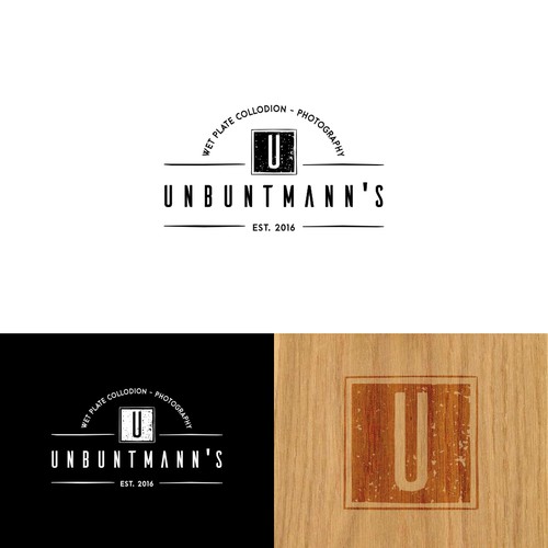 Old school yet modern logo for Untbuntmann's