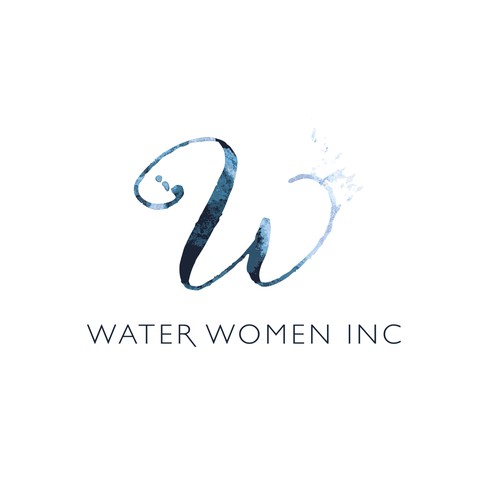 Watercolor Letter Logo for Women's NonProfit