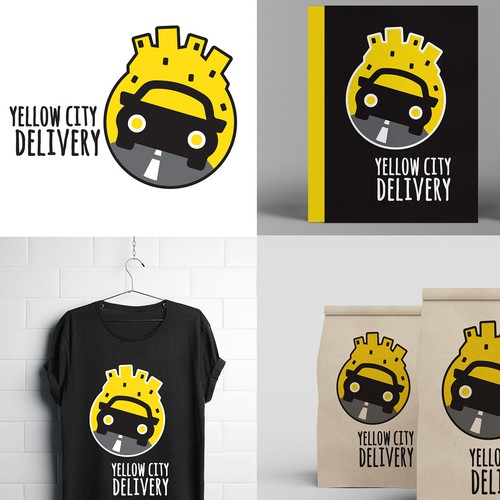 Yellow City Delivery Logo