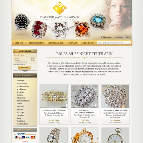 HOMEPAGE RELAUNCH Diamond Watch Company