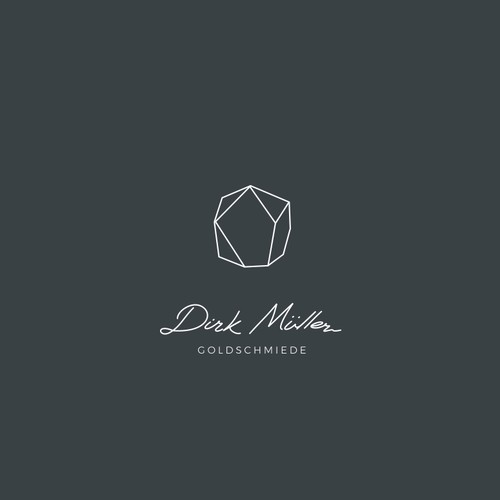 Simple logo for Goldschmiede Dirk Müller