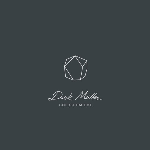 Simple logo for Goldschmiede Dirk Müller