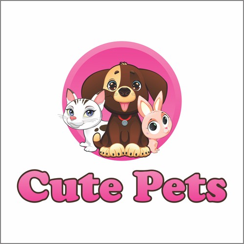 Logo cute pets 