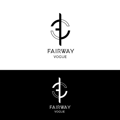 modern logo for fairway vogue