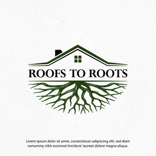 House Roofs to Roots Logo