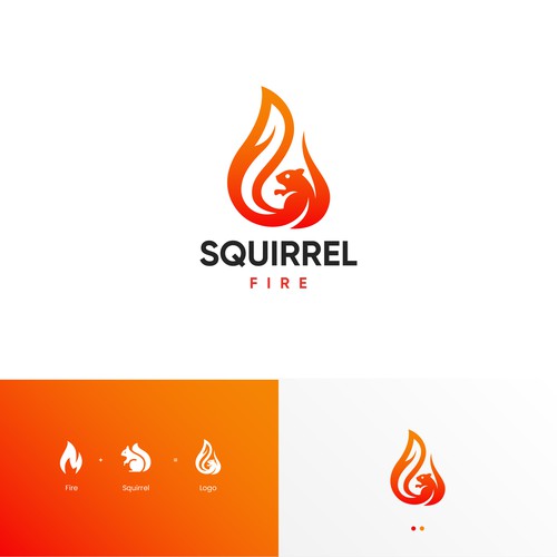 Logo Design and Visual Identity for Squirrel Fire