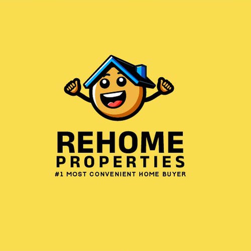 Real estate mascot logo