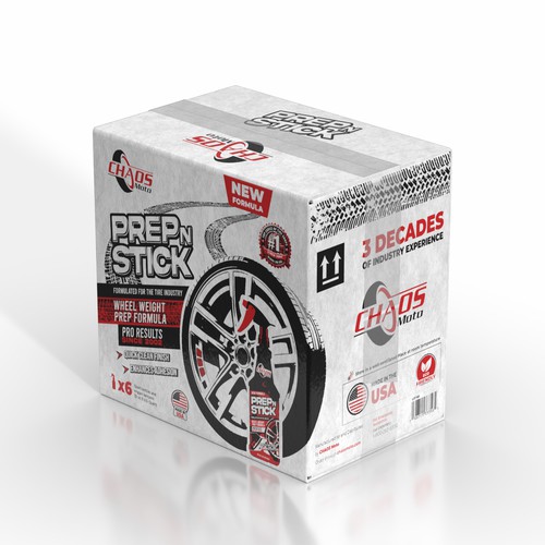 Chaos Moto - Prep n Stick Cardboard box