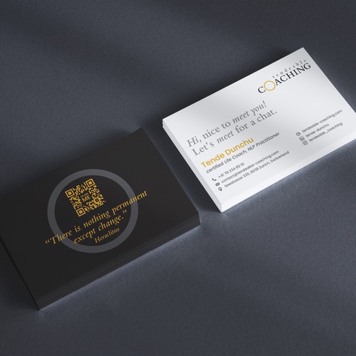 Business Card - tendeableCOACHING