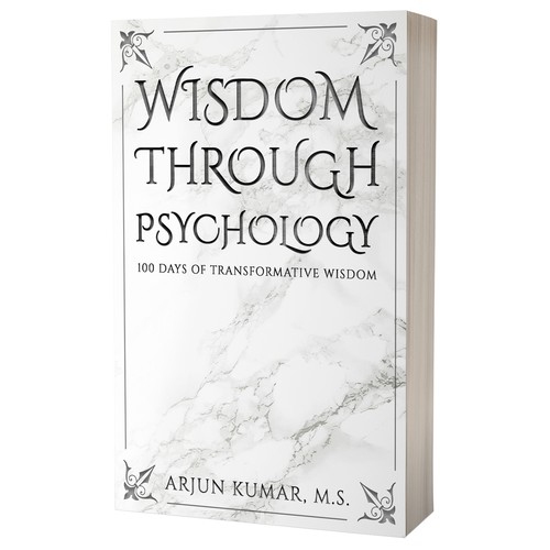 Book cover design - Wisdom Through Psychology by author Arjun Kumar 