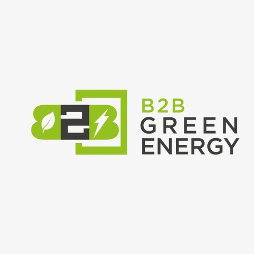 Combination mark logo for green energy