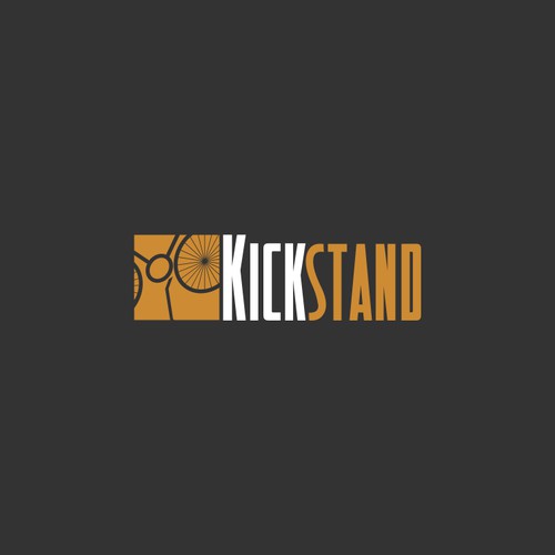 Get cranking and create a brand identity for a new cycling based company 'Kickstand'.