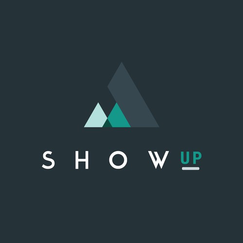 Show Up Logo Concept Dark