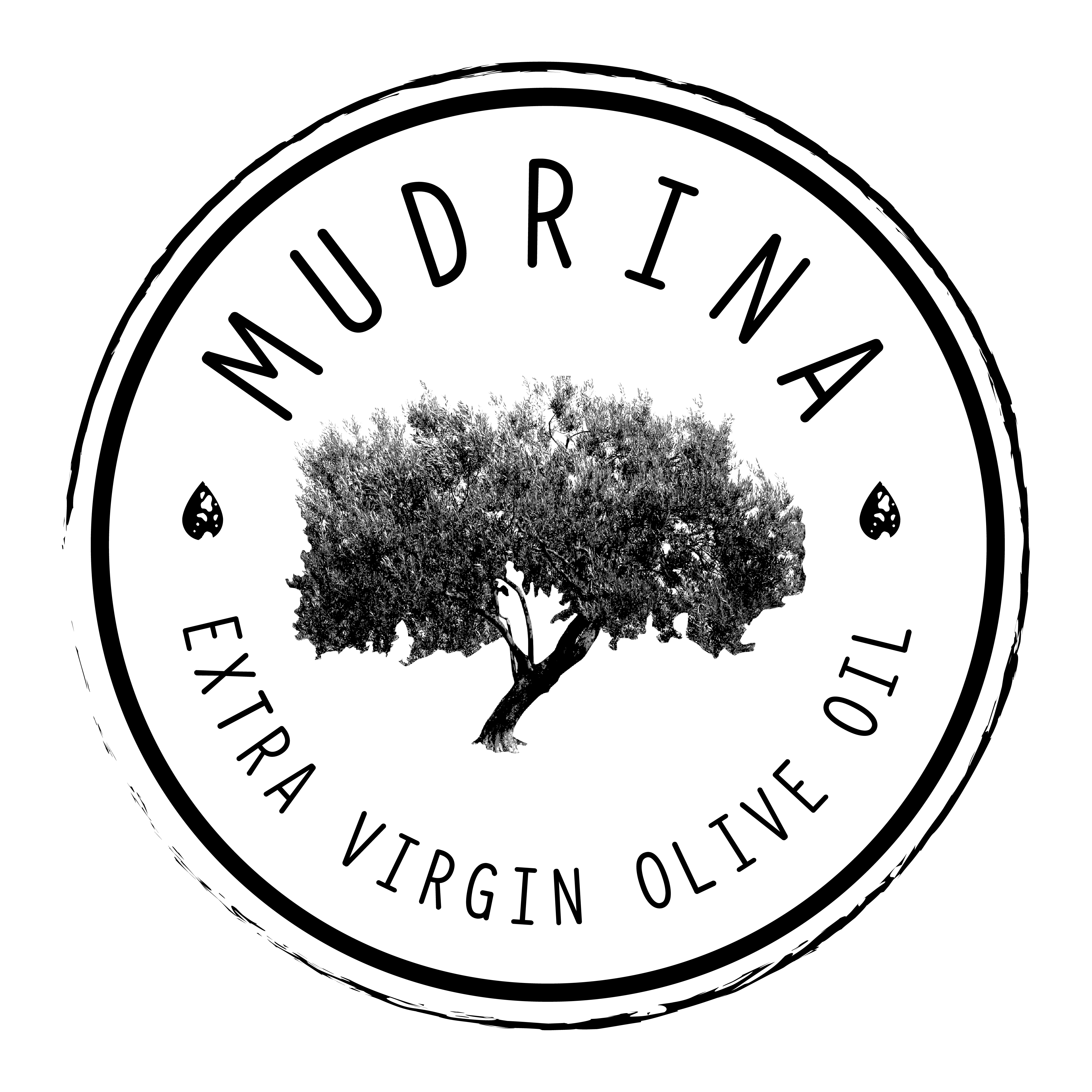 Mudrina Logo and Label Design