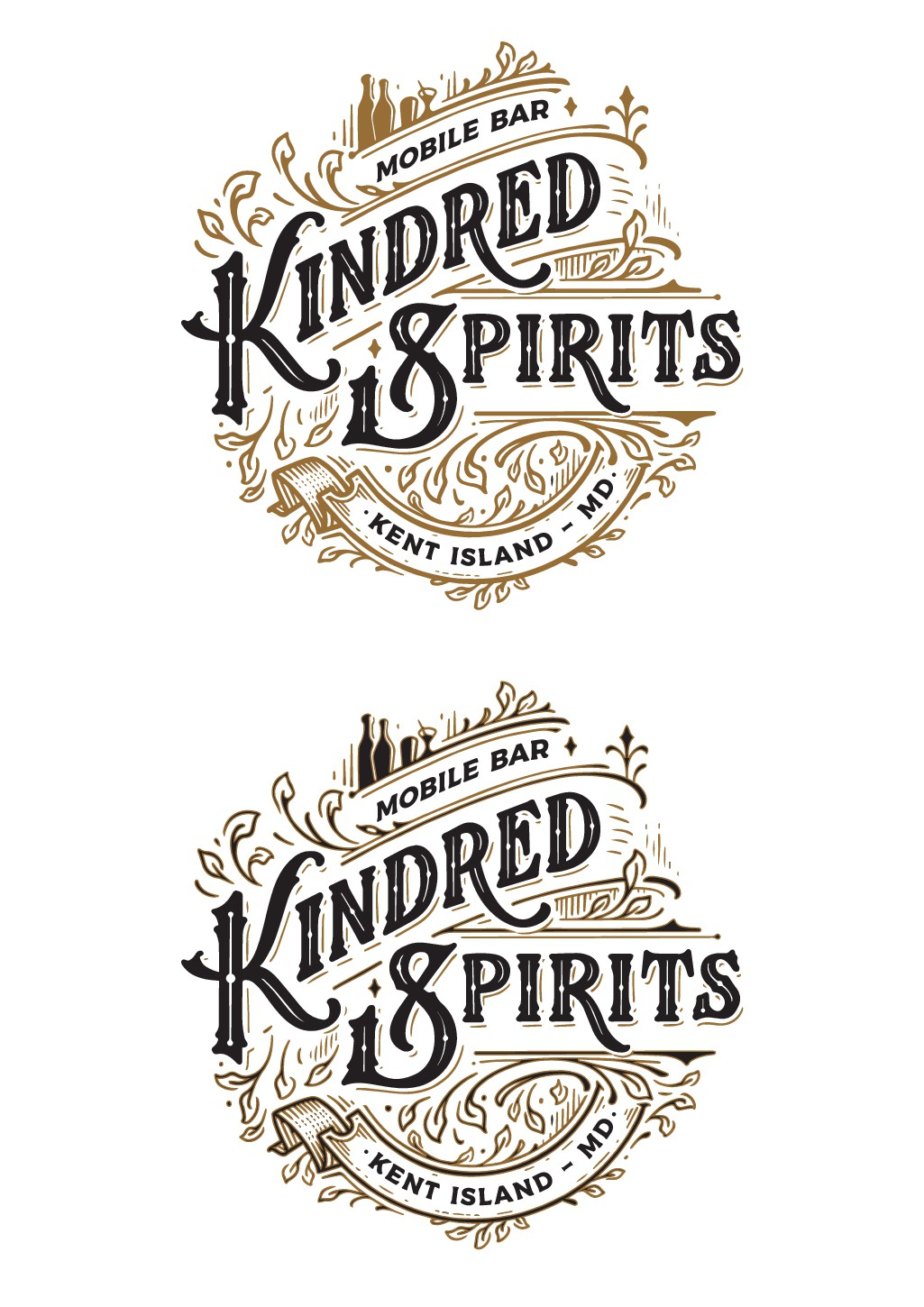 Vintage Camper Mobile Bar catering company looking for logo with vintage flair.