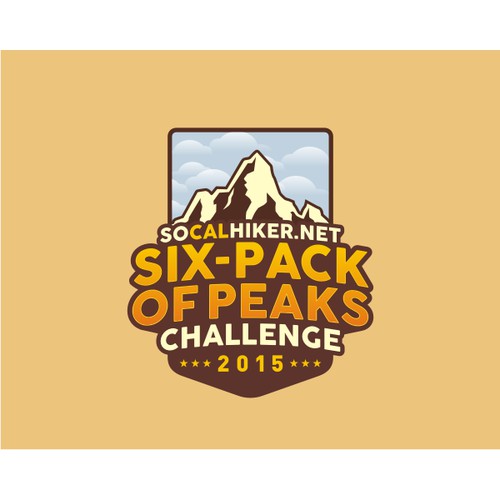 Graphic or logo for Six Pack of Peaks Challenge 2015 by socalhiker.net