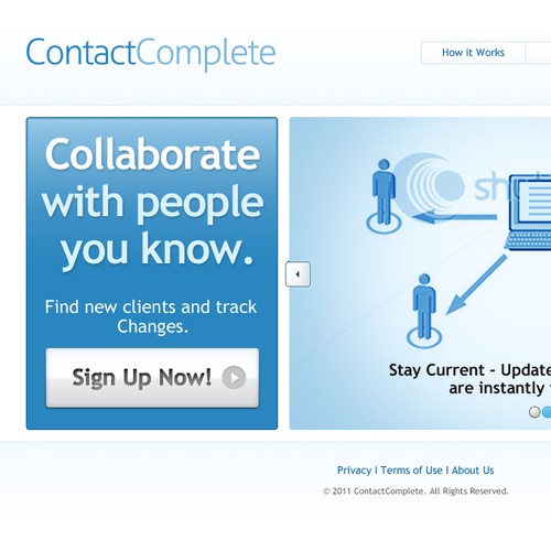 New website design wanted for ContactComplete