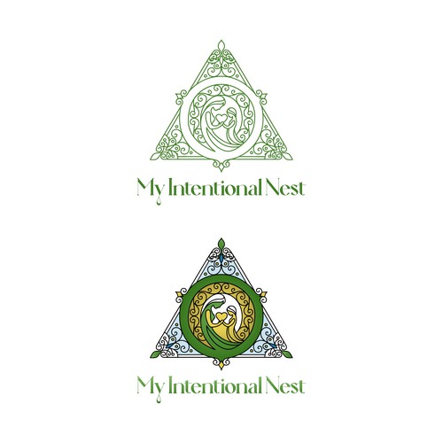 Line Art logo for "My Intentional Nest"