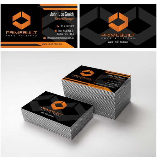 Prime Built - Business Card Concept