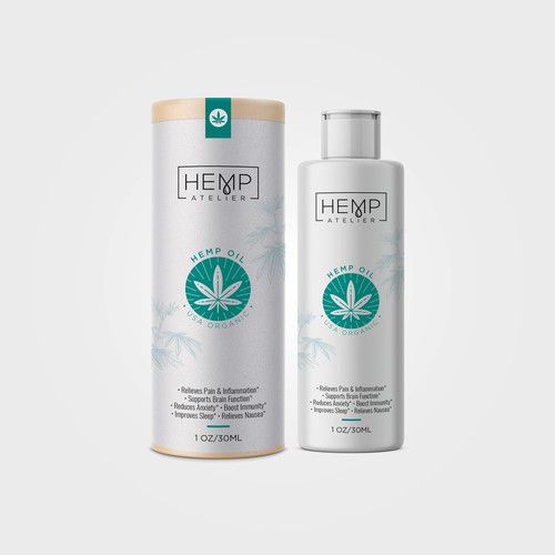 Hemp oil Packaging