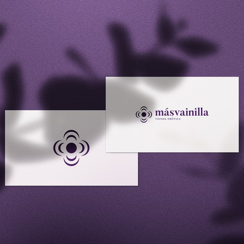 Más Vainilla Logo design