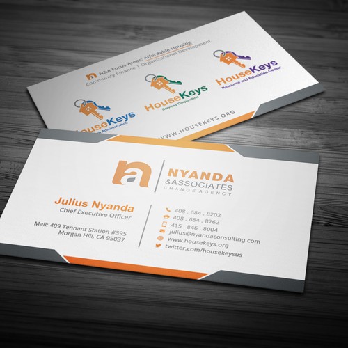 Modern Business card design for Nyanda & Associates
