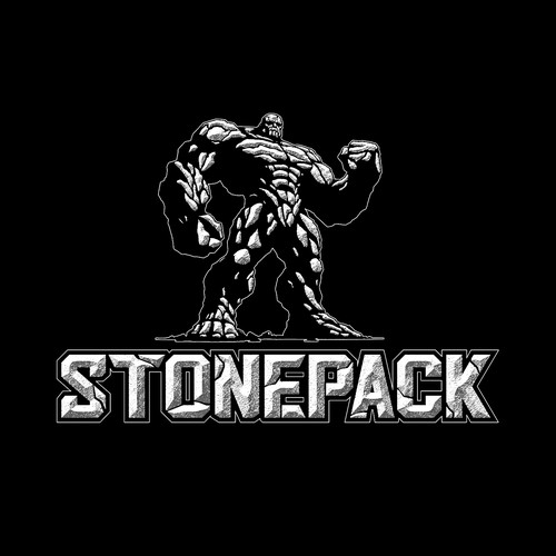 Stone Gollum Logo Design