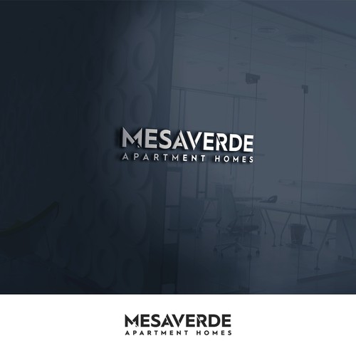 Bold modern logo for Mesa Verde