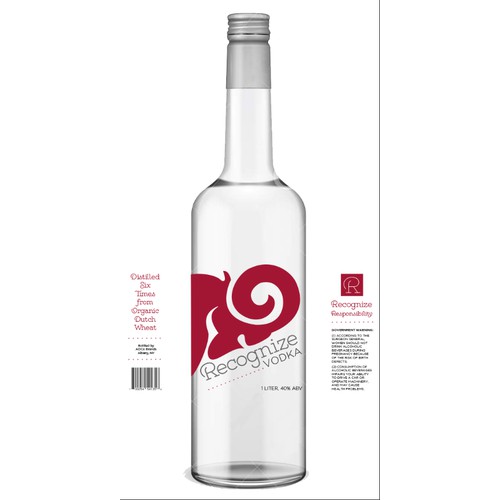 Vodka label