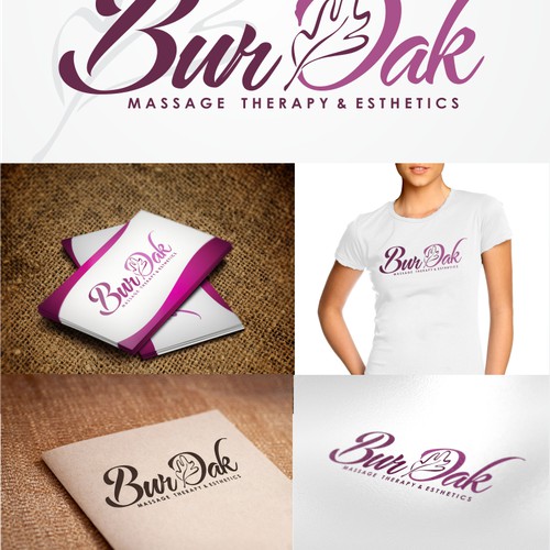 Help Bur Oak Massage Therapy & Esthetics with a new logo