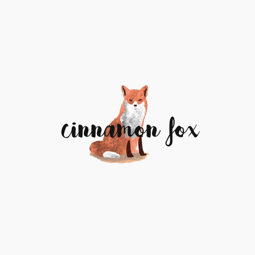 Fox Logo Concept for Cinnamon Fox