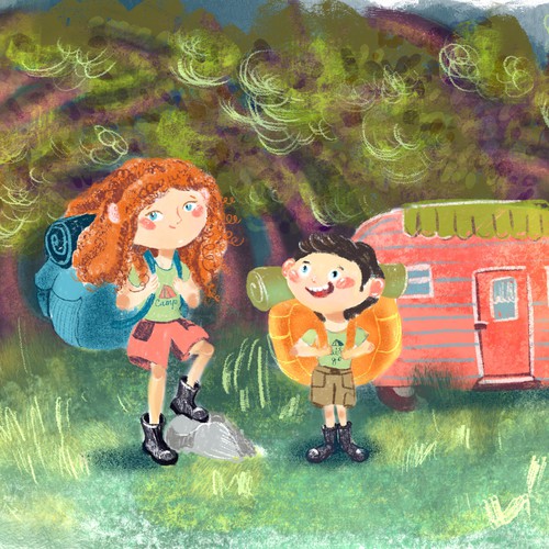 Visual development for children's book