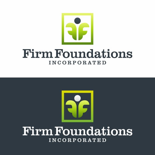 Firm Foundations logo design