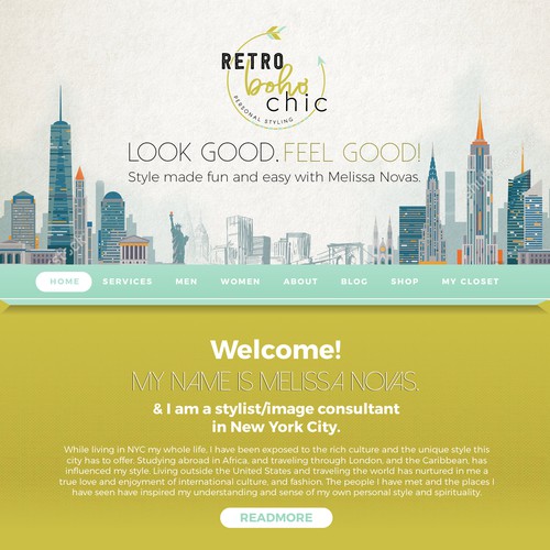 Website for a Fashion Designer