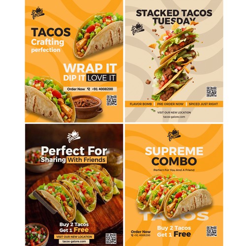 Tacos Galore – Premium Social Media Campaign
