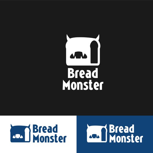 Bread Monster Logo Concept