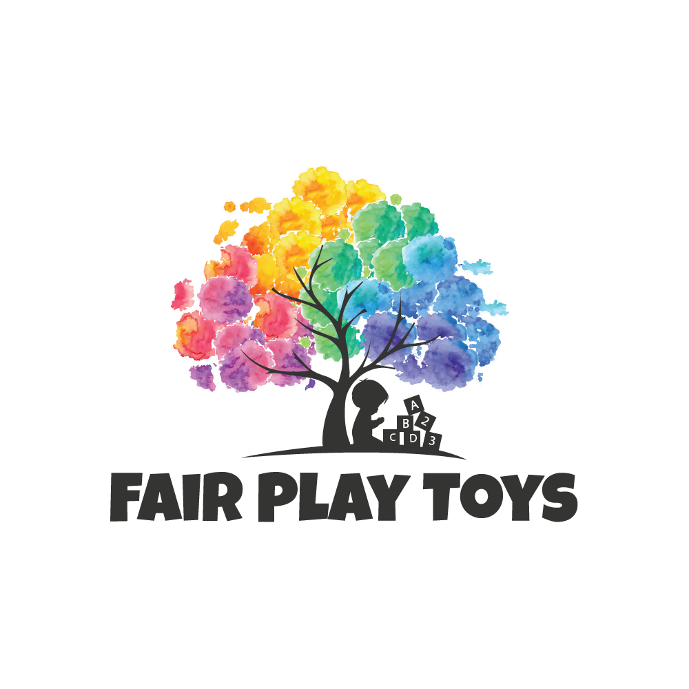 Environmentally conscious blog reviewing kids toys needs inspired, watercolour/ink style design