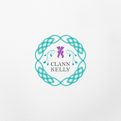 First version of the logo concept for an Irish dance school