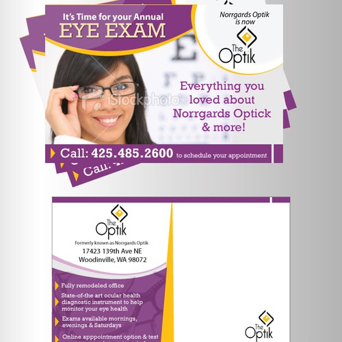 postcard or flyer for The Optik