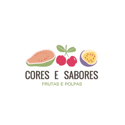 'Cores e Sabores', A Fresh Fruits Company Needs a Logo 