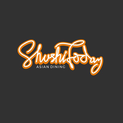 Custom font logo