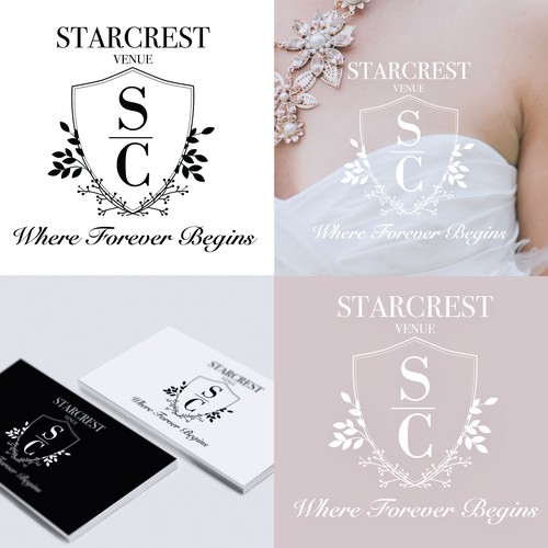 Logo design for Starcrest Wedding Venue